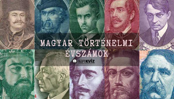 Magyar történelem-évszámok-kvíz