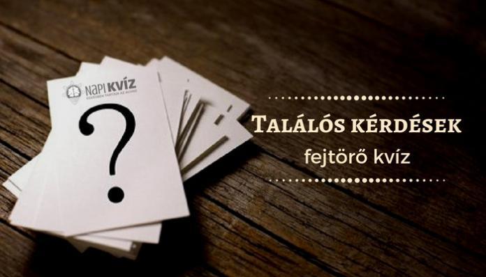 Találós kérdések fejtörő kvíz