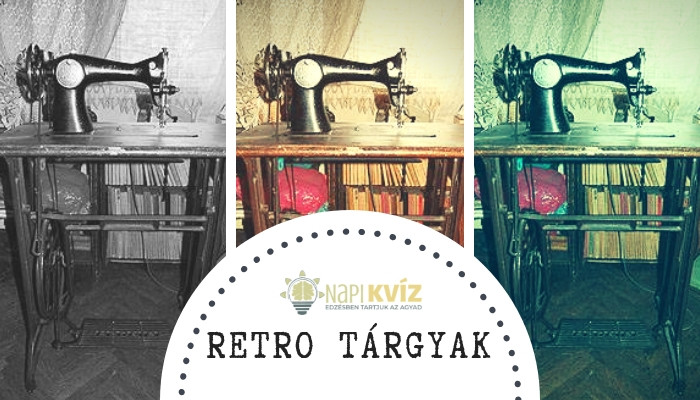 Régi retro tárgyak