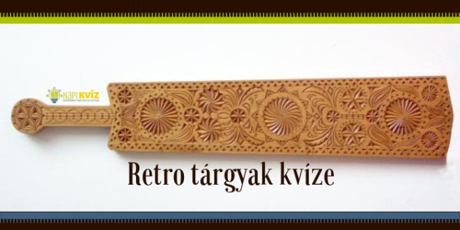 Régi retro tárgyak