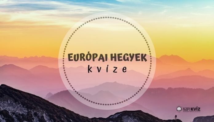 Európai hegységek kvíze